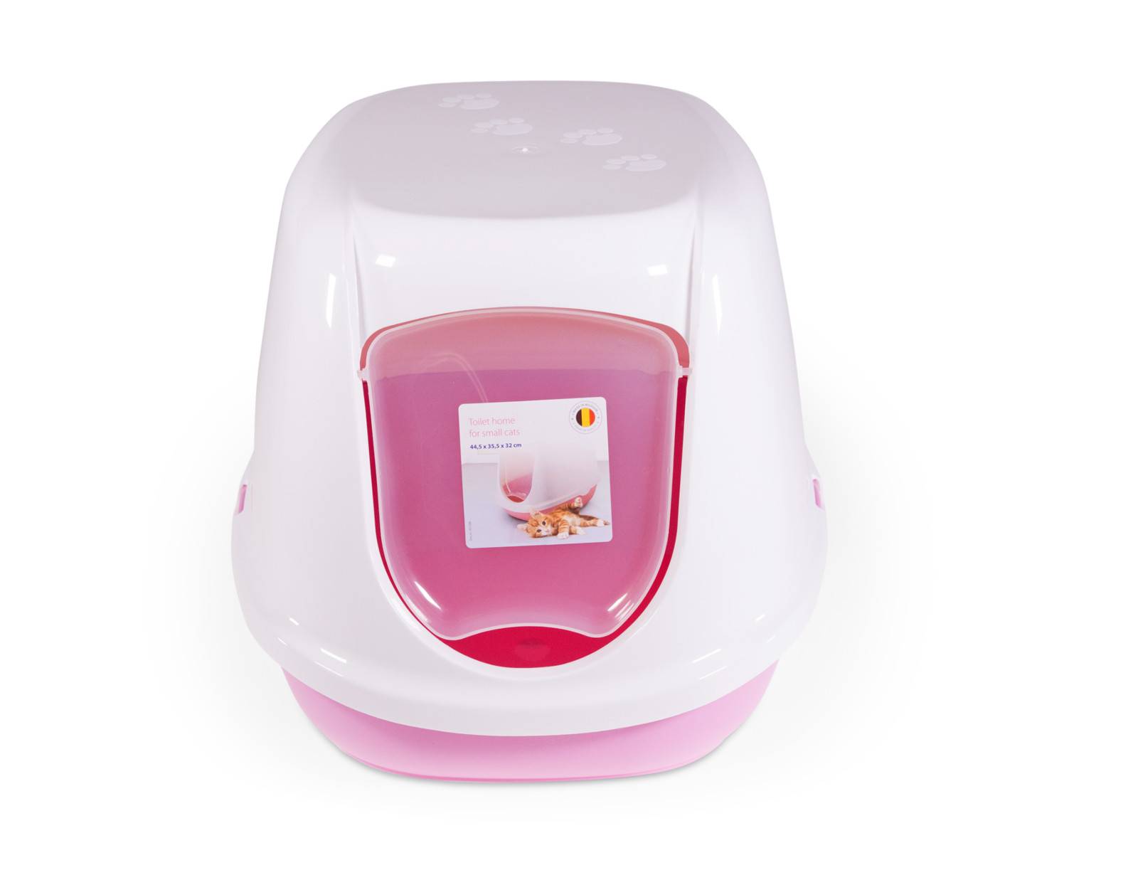 Maison de toilette Duchesse plastique rose L44,5xl35,5xH32 cm - SAVIC - Imagen 5