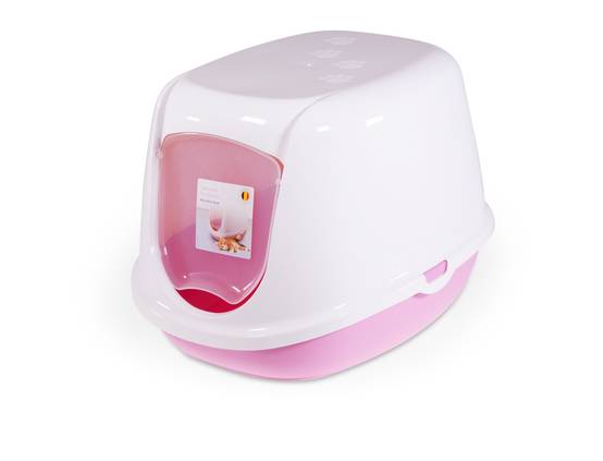 Maison de toilette Duchesse plastique rose L44,5xl35,5xH32 cm - SAVIC - Image 2