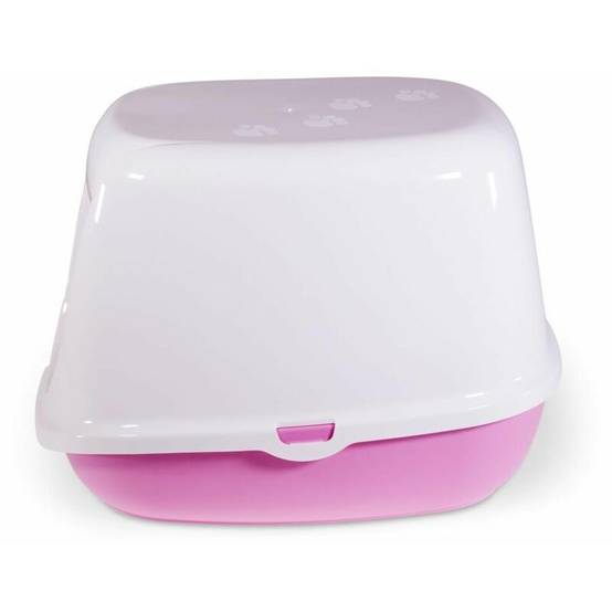 Maison de toilette Duchesse plastique rose L44,5xl35,5xH32 cm - SAVIC - Image 10