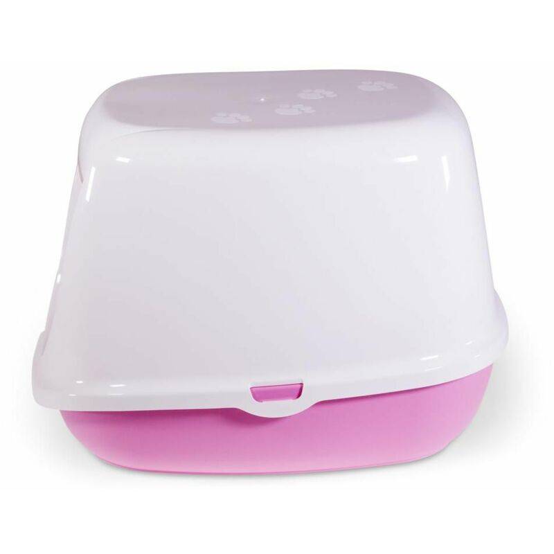 Maison de toilette Duchesse plastique rose L44,5xl35,5xH32 cm - SAVIC - Imagen 10
