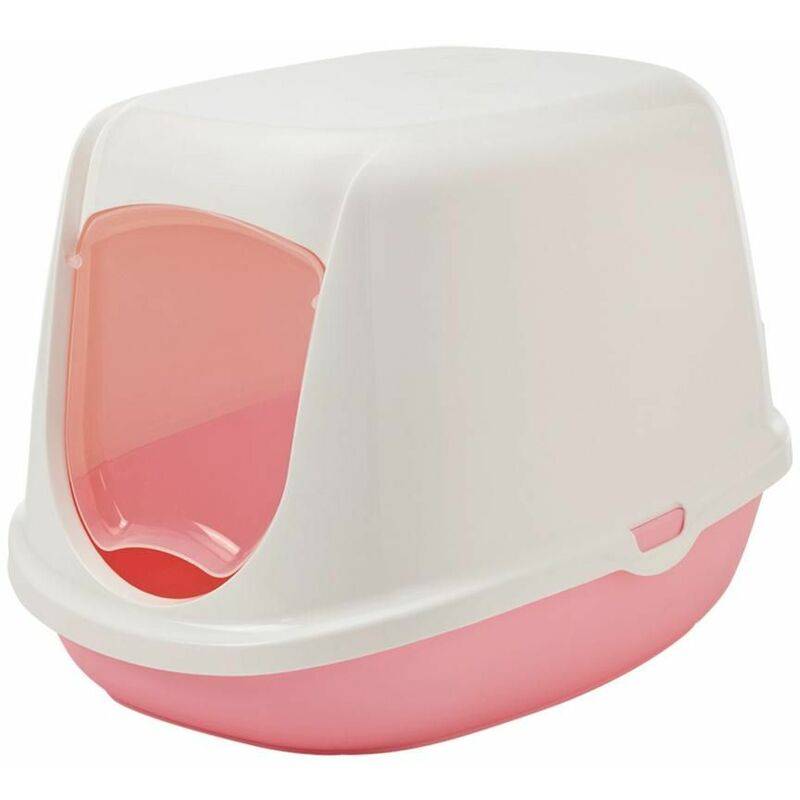Maison de toilette Duchesse plastique rose L44,5xl35,5xH32 cm - SAVIC - Imagen 6