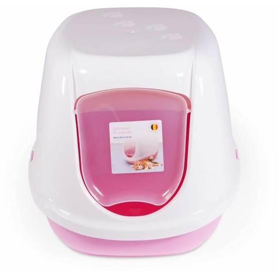 Maison de toilette Duchesse plastique rose L44,5xl35,5xH32 cm - SAVIC - Image 9