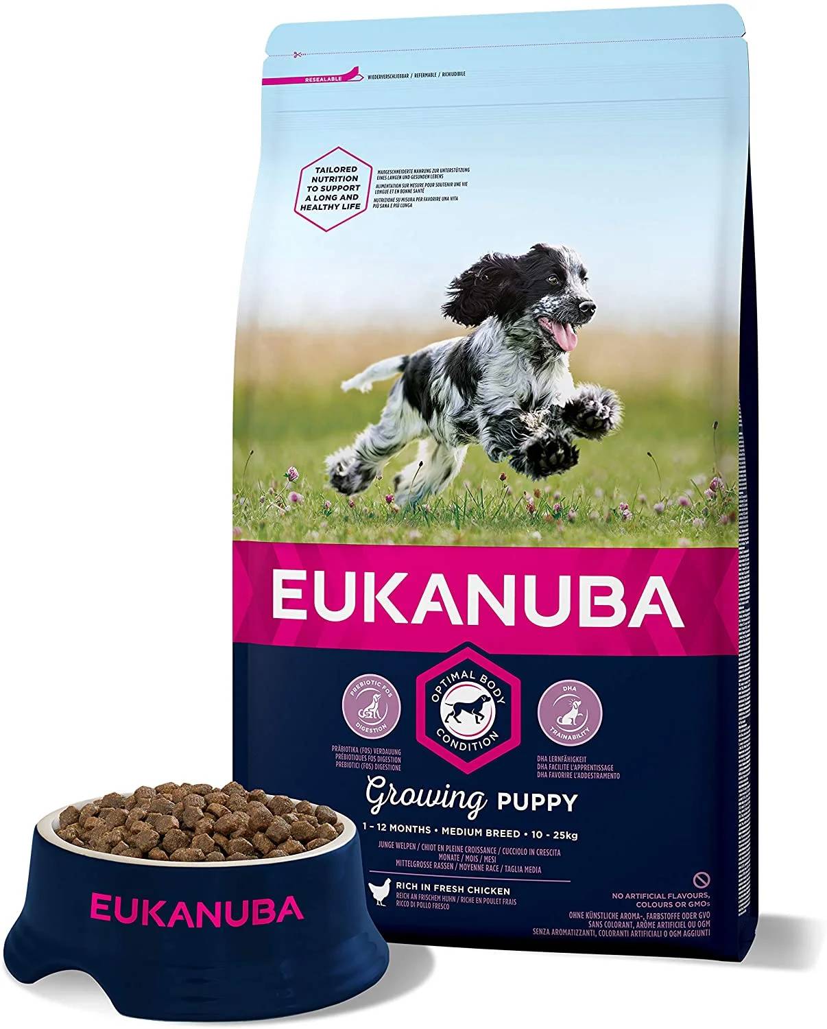 Croquette pour chiot poulet 3 kg EUKANUBA - Image 3
