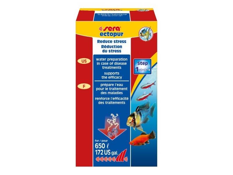 Sera ectopur traitement anti-stress pour poissons - Sera