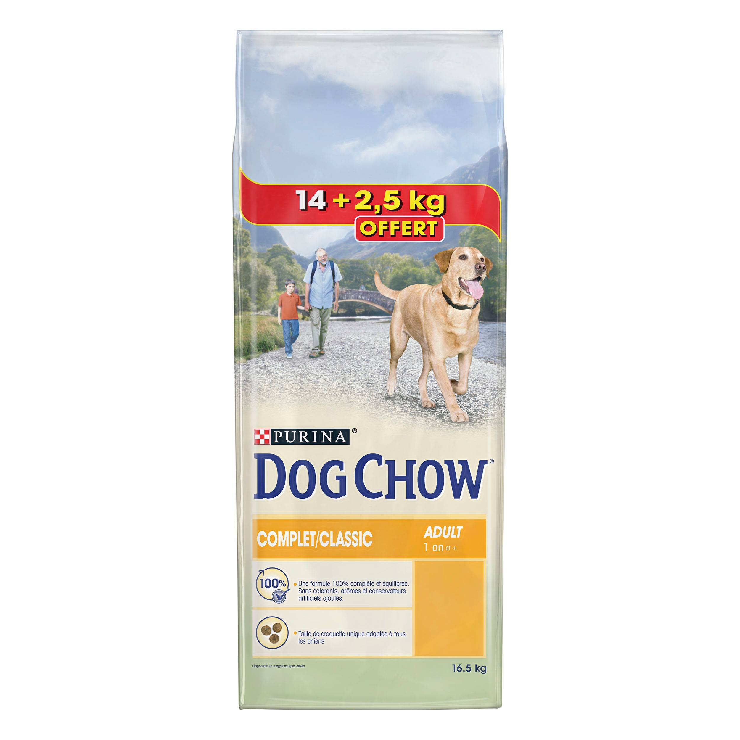 Dog Chow - Croquettes chien Poulet 14 kg + 2 kg offerts - DOG CHOW - Image 4