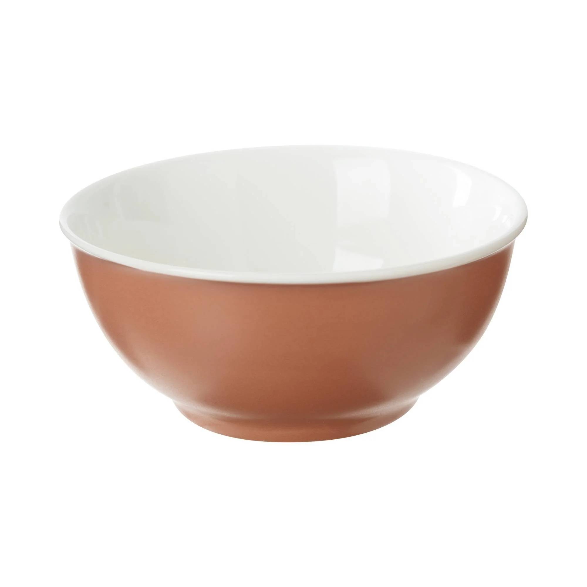 Lot de 6 bols en porcelaine terracotta Ø.14,2 - H.6,5 cm - Image 1