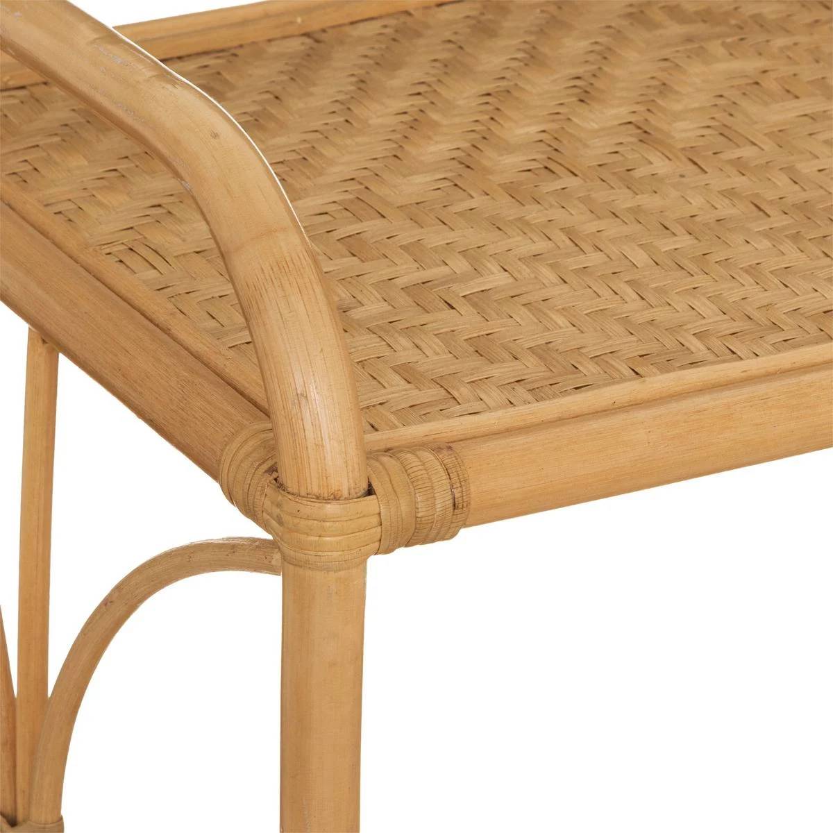Étagère 4 étages rotin beige - ATMOSPHERA - Imagen 3