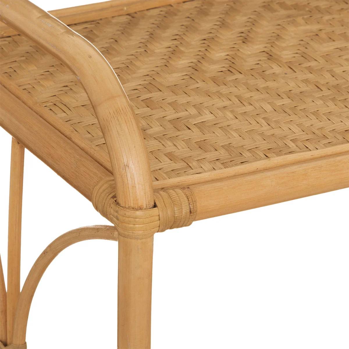 Étagère 4 étages rotin beige - ATMOSPHERA - Imagen 1