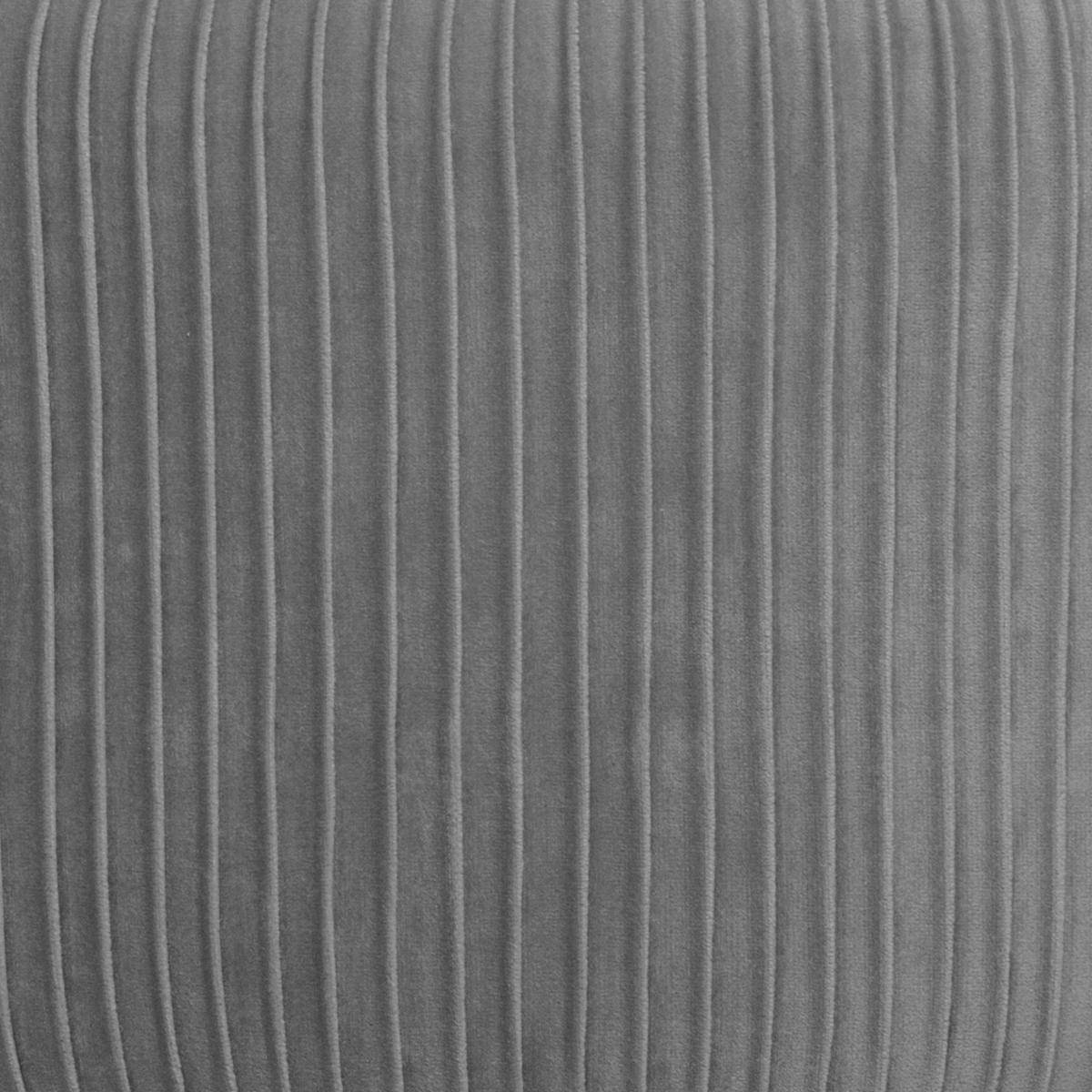 Fauteuil Solaro en velours plissé gris L.74 x P.70 x H.78 cm - Atmosphera - Image 7