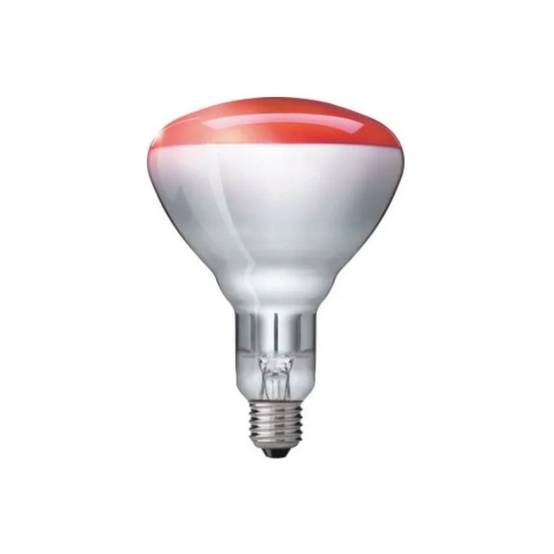 Ampoule infrarouge halogène E27 250W rouge PHILIPS - Image 8