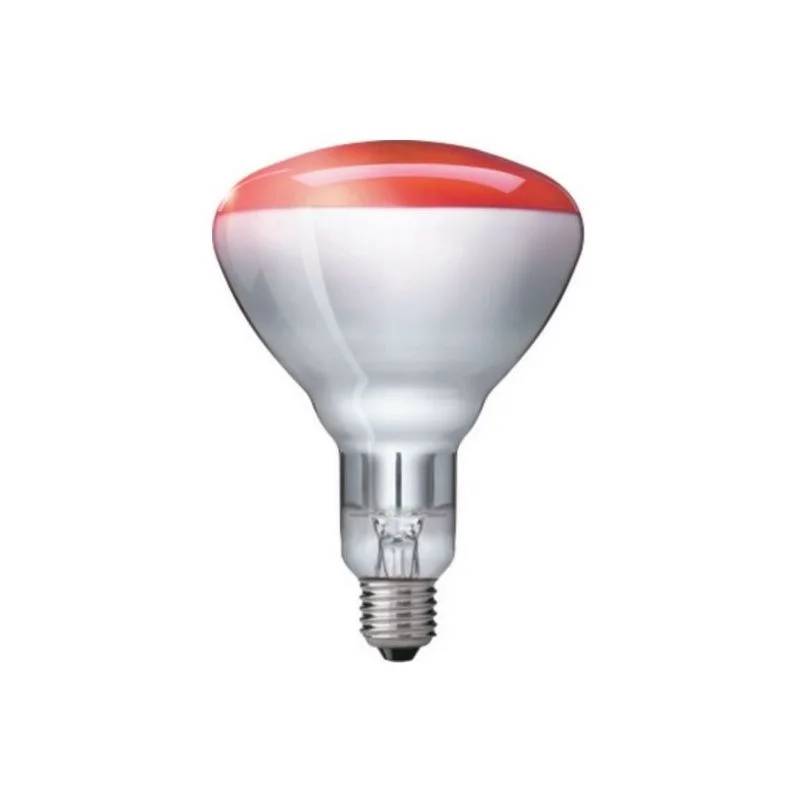 Ampoule infrarouge halogène E27 250W rouge PHILIPS - Image 8