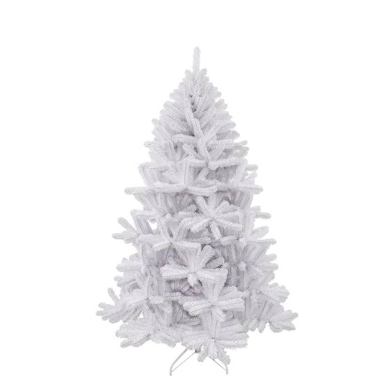 Islay sapin de noel blanc irise TIPS 842 -pvc-Blanc- h210xd140cm