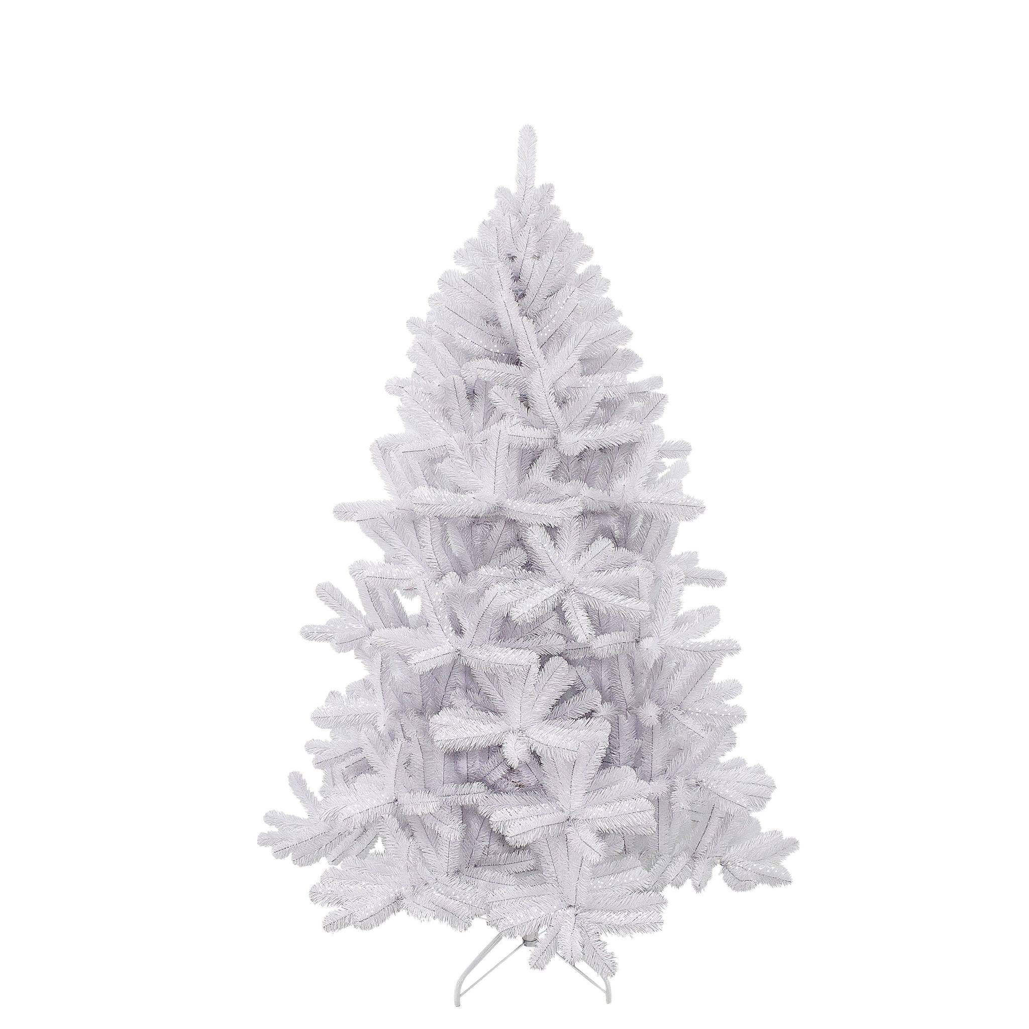 Islay sapin de noel blanc irise TIPS 842 -pvc-Blanc- h210xd140cm