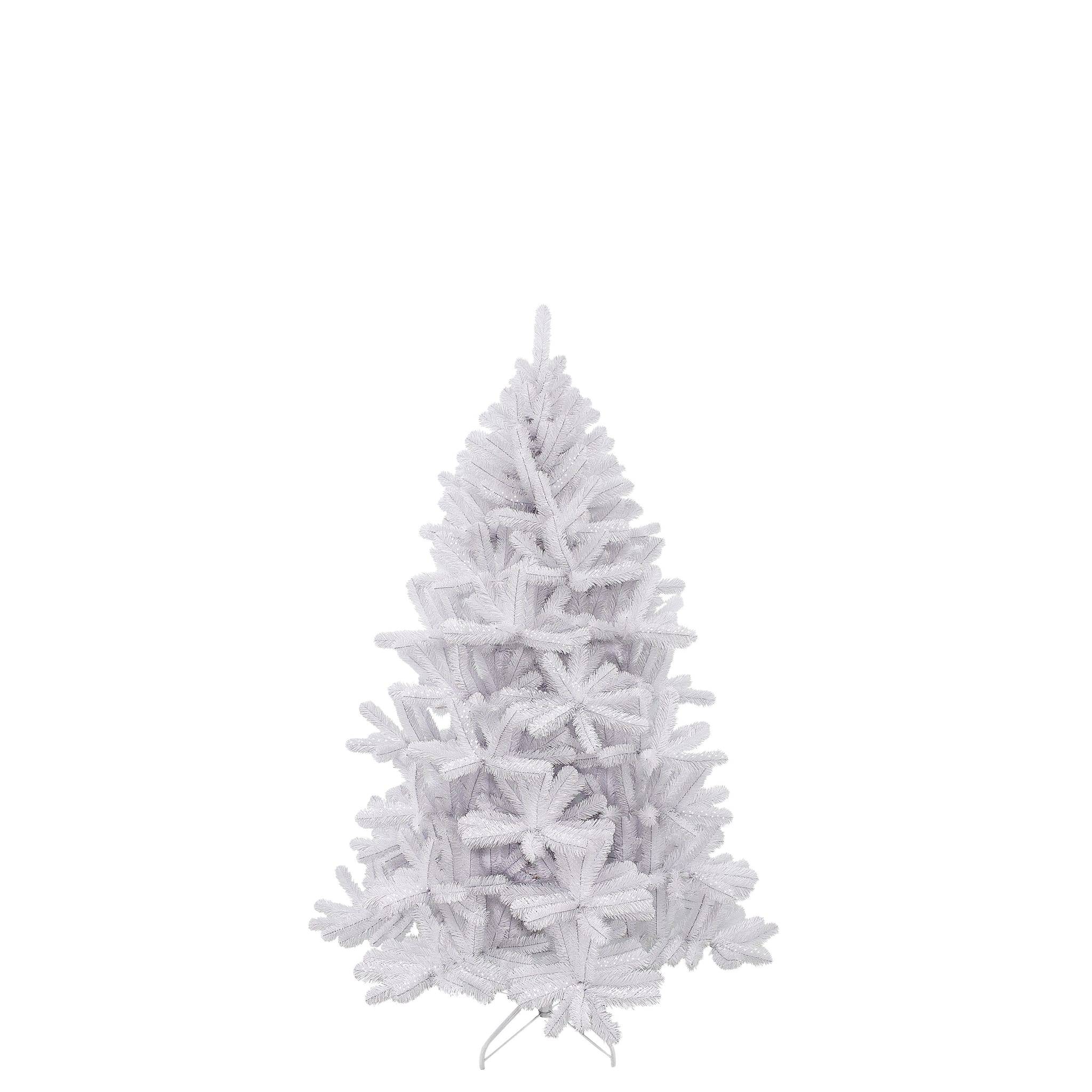 Islay sapin de noel blanc irise TIPS 343 -pvc-Blanc- h150xd100cm