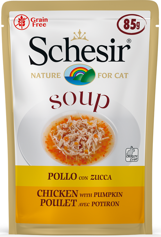SCHESIR CHAT SOUPE POULET/CITROUILLE s/ 85gr - Image 2