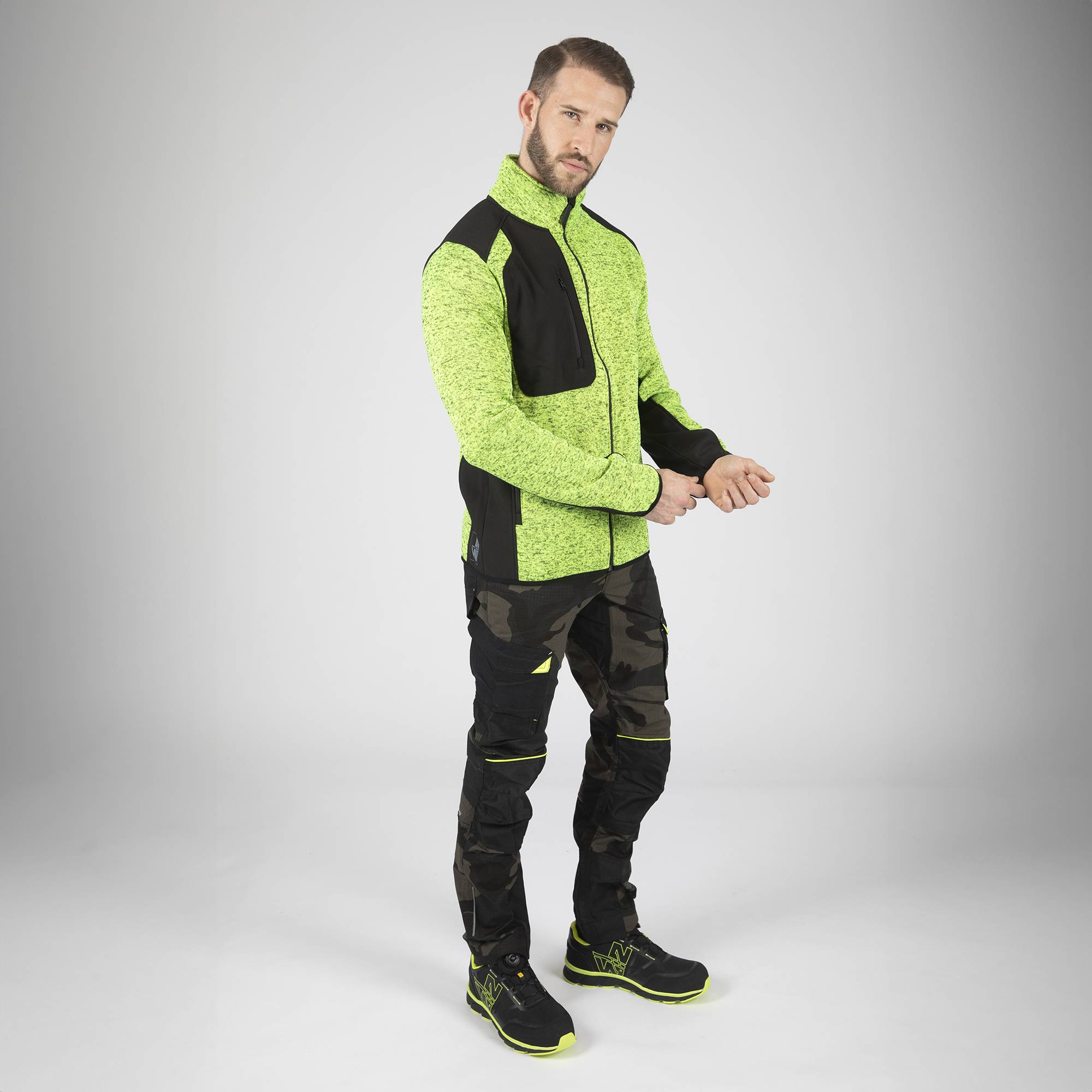 Nineworths - Gilet de travail ARSENAL 1437 Jaune fluo Taille S - NINE WORTHS - Image 7