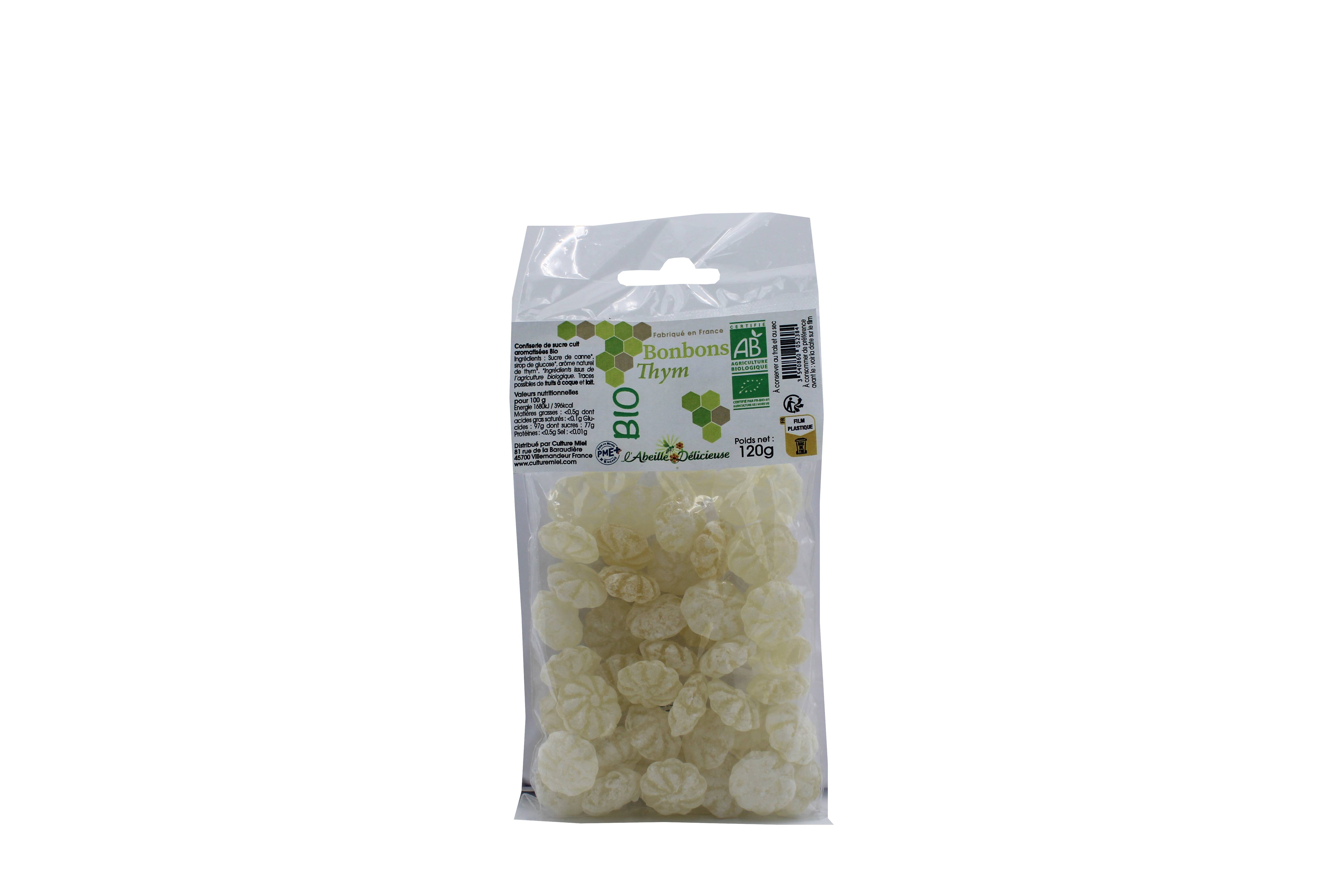 Bonbon bio au thym