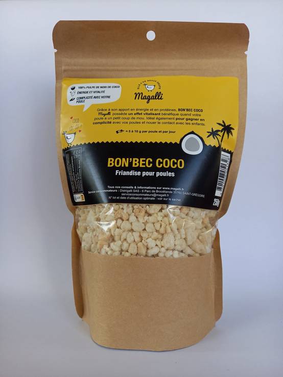 Magalli - Magalli - Friandises Bon'bec Coco - 250 gr
