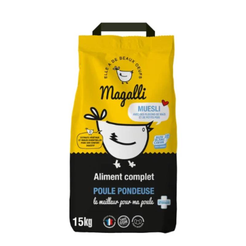 Magalli - Aliment Complet Poule Pondeuse Bleu-Blanc-Coeur - MAGALLI - Image 7