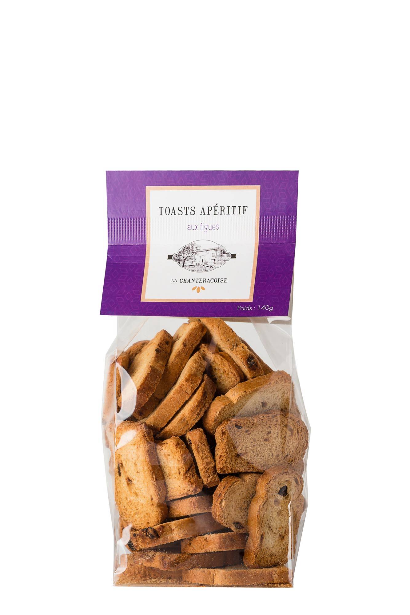 Biscotterie la Chanteracoise - Toast aux figues 140 g - Biscotterie La Chanteracoise