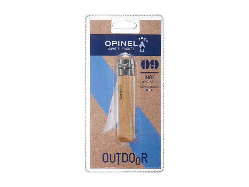 Opinel - Couteau fermant inox à virole n°09 - Opinel