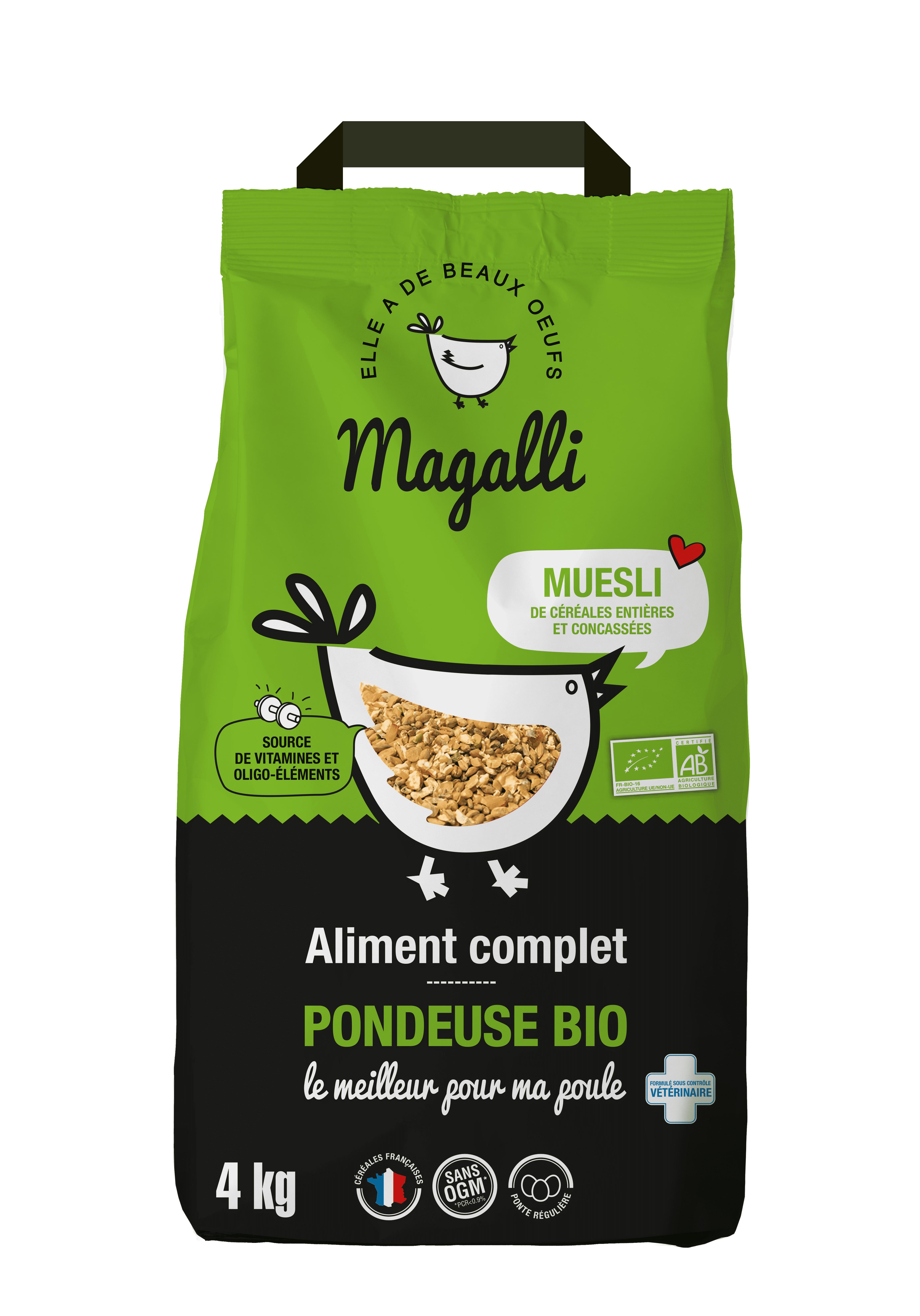 Magalli - Alimento Gallina Ponedora Orgánico - MAGALLI - Imagen 1
