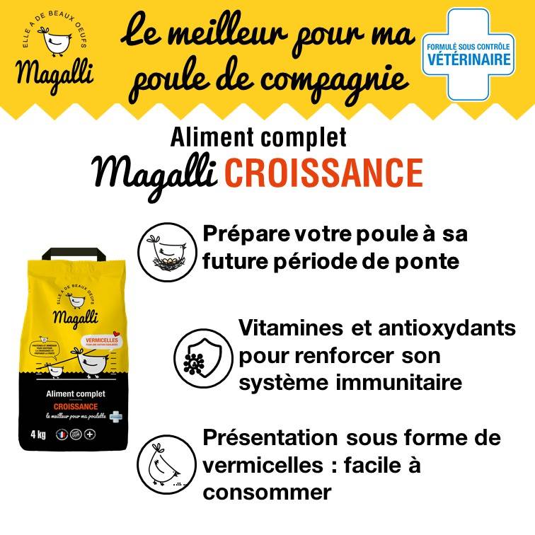 Magalli - Aliment Croissance 2ème Âge Poulettes - MAGALLI - Image 4