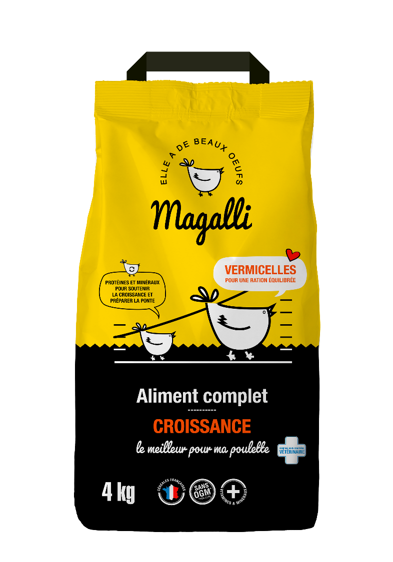 Magalli - Aliment Croissance 2ème Âge Poulettes - MAGALLI - Image 1