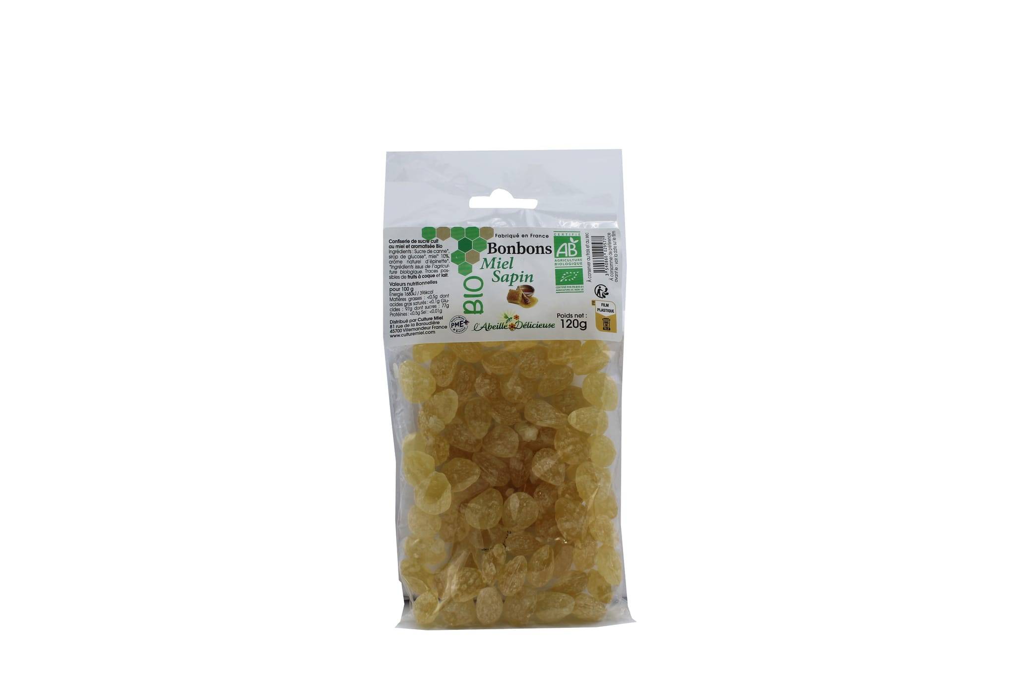 Bonbon bio au miel
