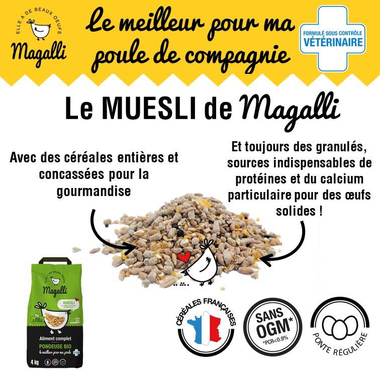 Magalli - Aliment muesli poule pondeuse Bio – MAGALLI - Image 2