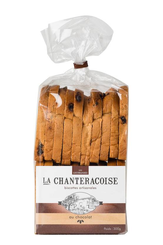 Biscotterie la Chanteracoise - Biscottes au chocolat 300 g - Biscotterie La Chanteracoise
