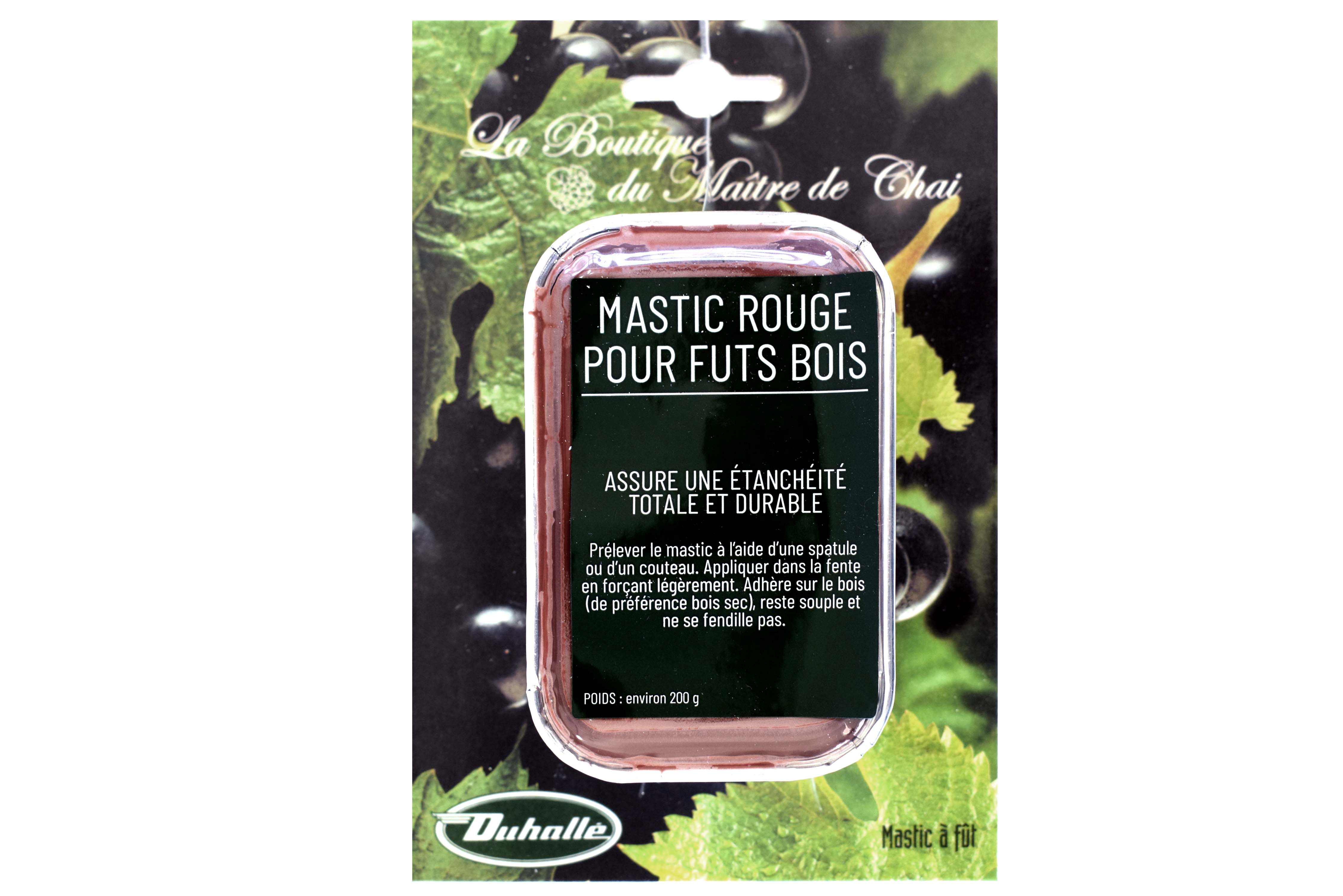 Duhalle - Mastic rouge pour fûts de bois 200 g- Duhallé - Imagen 2