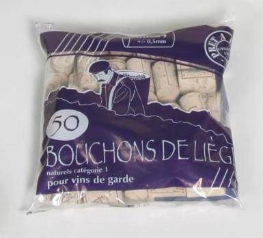 Duhalle - Bouchons liège 38x24 naturels 1ère x50 pour vins de garde - Duhallé - Imagen 1