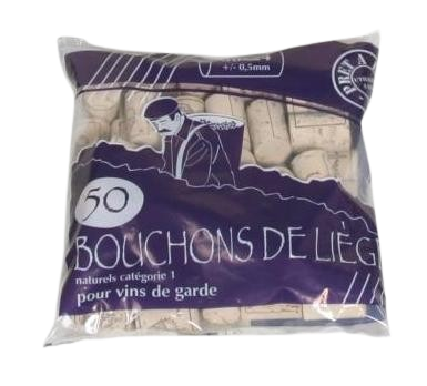Duhalle - Bouchons liège 38x24 naturels 1ère x50 pour vins de garde - Duhallé - Imagen 2