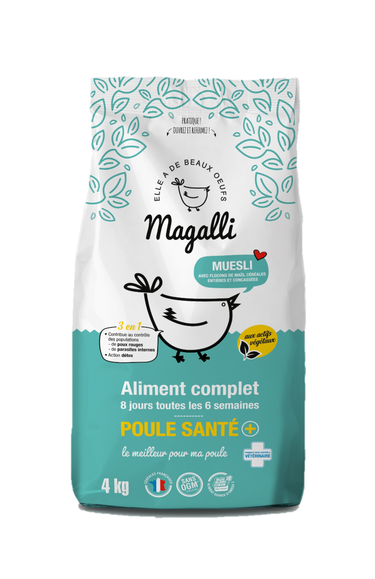 Magalli - Aliment Complet Poule Santé+ – MAGALLI
