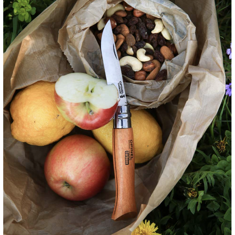 Opinel - Cuchillo plegable de carbono con virola n°08 - Opinel - Imagen 2