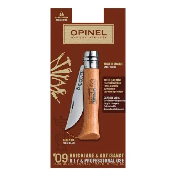 Opinel - Cuchillo plegable de carbono con virola n°08 - Opinel - Imagen 4