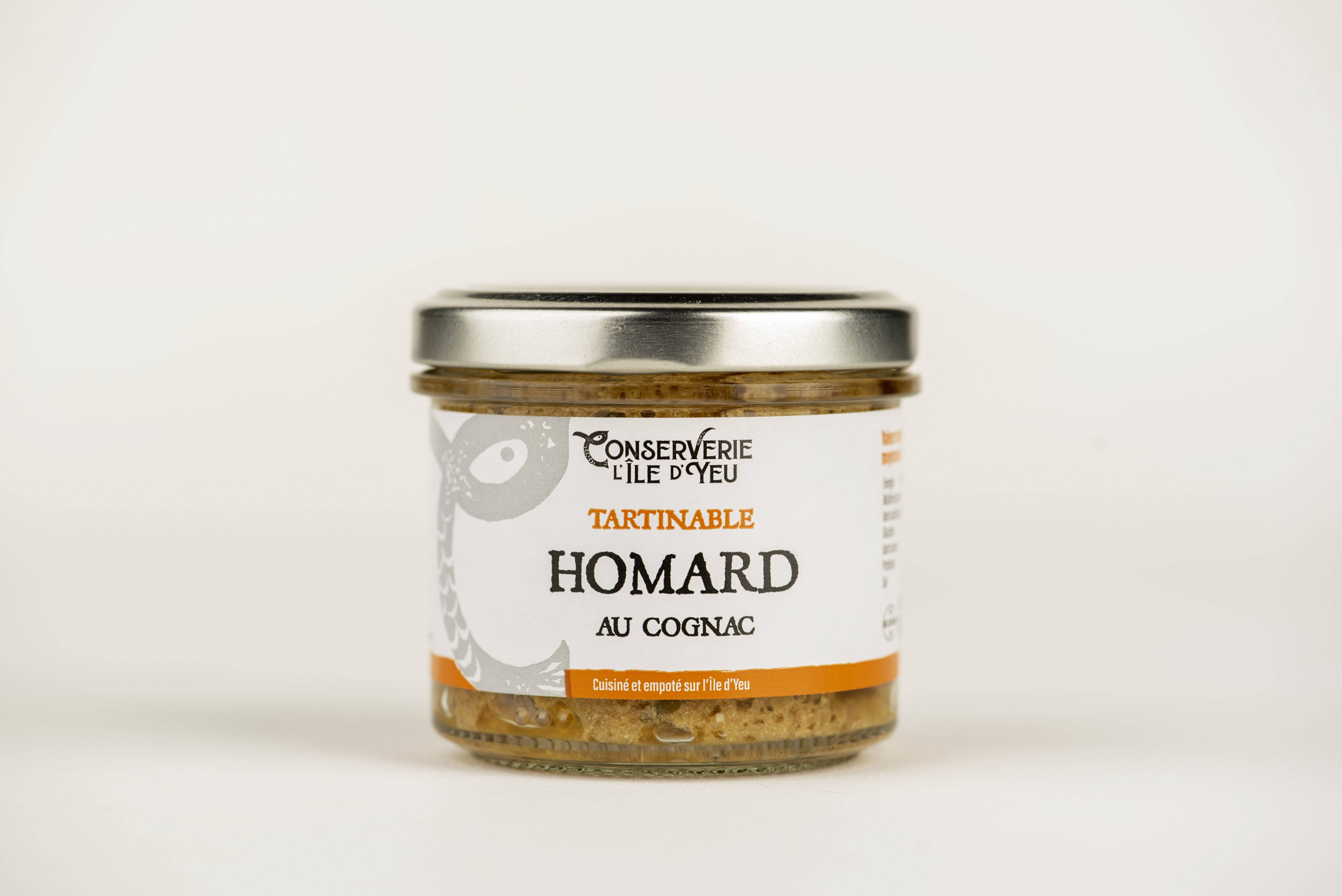 Conserverie d Ile d Yeu - Untables de langosta al Cognac 100 g - Conserverie de l'Île d'Yeu