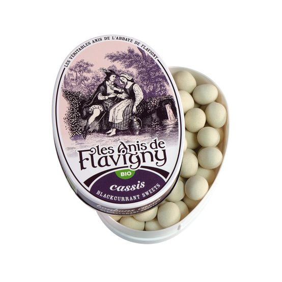Les Anis de Flavigny - Bonbons cassis 50 g BIO - Les Anis de Flavigny