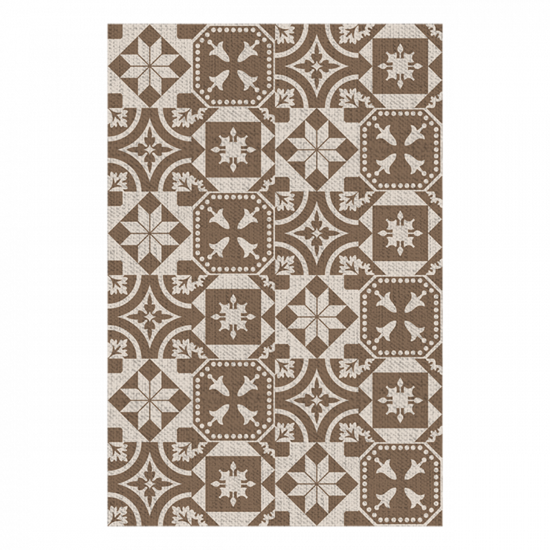 Alfombra de exterior Polipropileno Marrón 182x122 cm - ESSCHERT DESIGN - Imagen 2