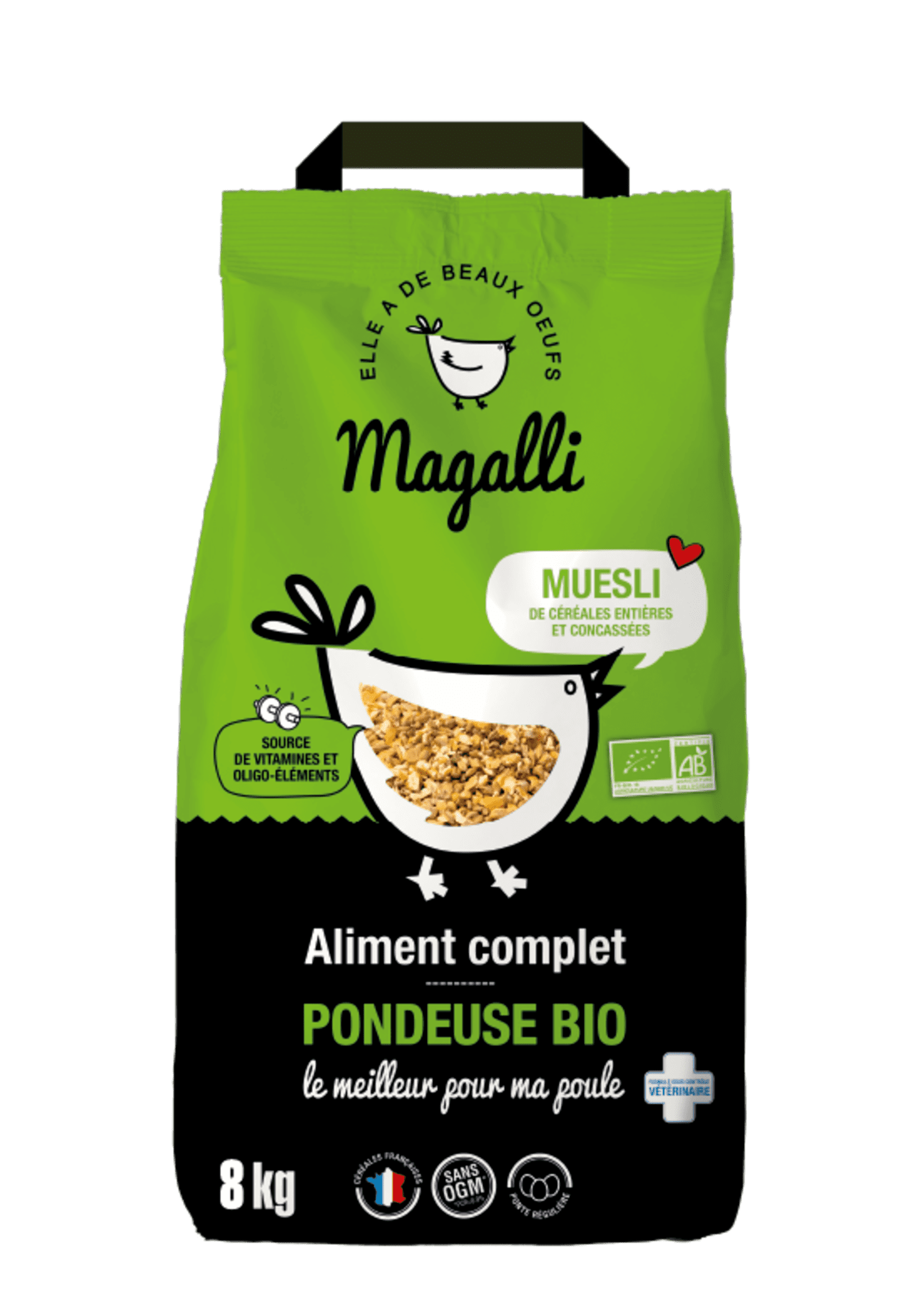 Magalli - Aliment Bio Poule Pondeuse - MAGALLI