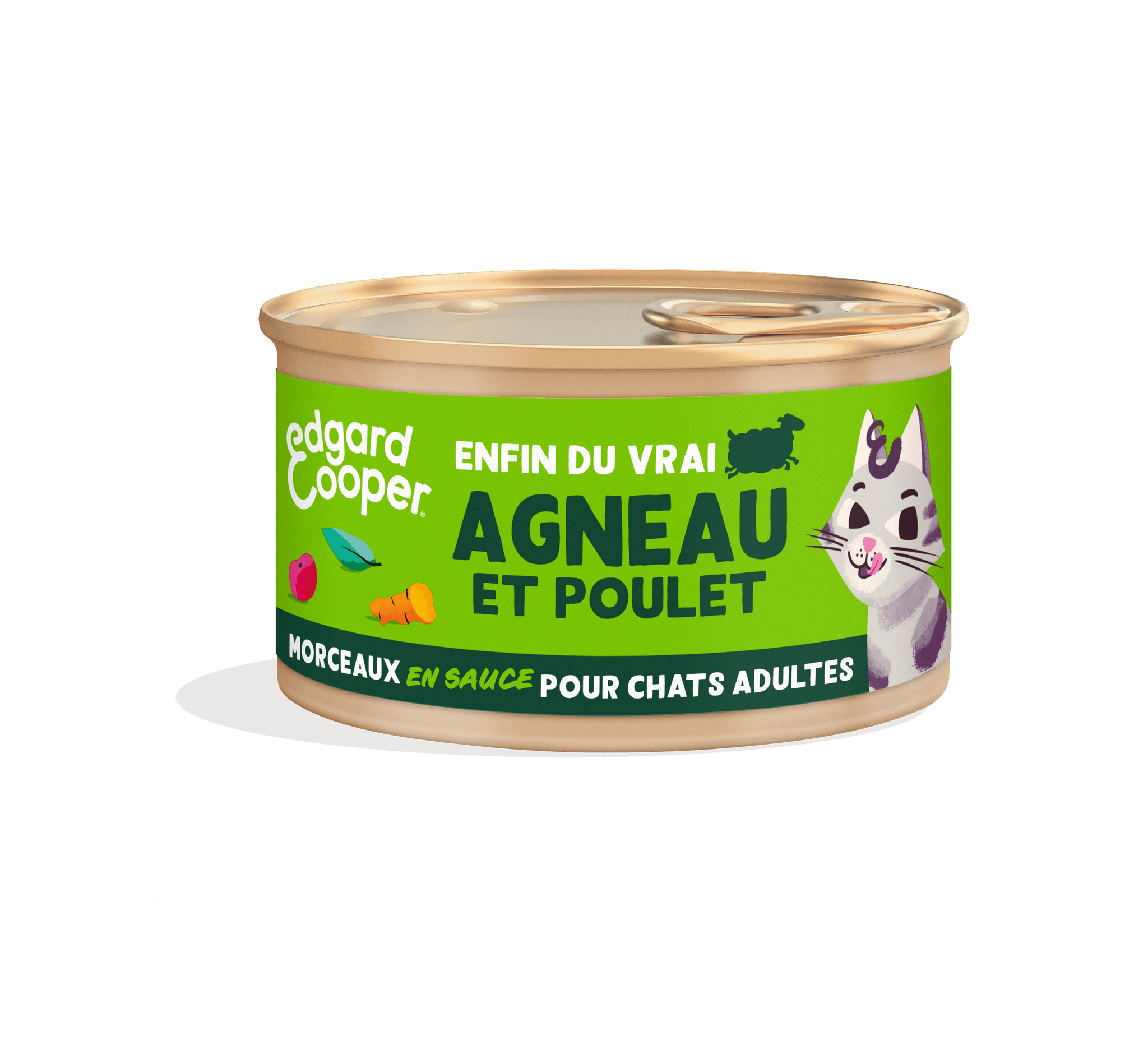 Edgard & Cooper - Morceaux en Sauce Chat Poulet & Agneau - EDGAR & COOPER - Image 1