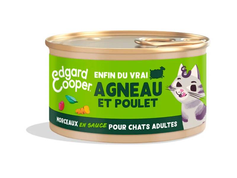 Edgard & Cooper - Morceaux en Sauce Chat Poulet & Agneau - EDGAR & COOPER - Image 2