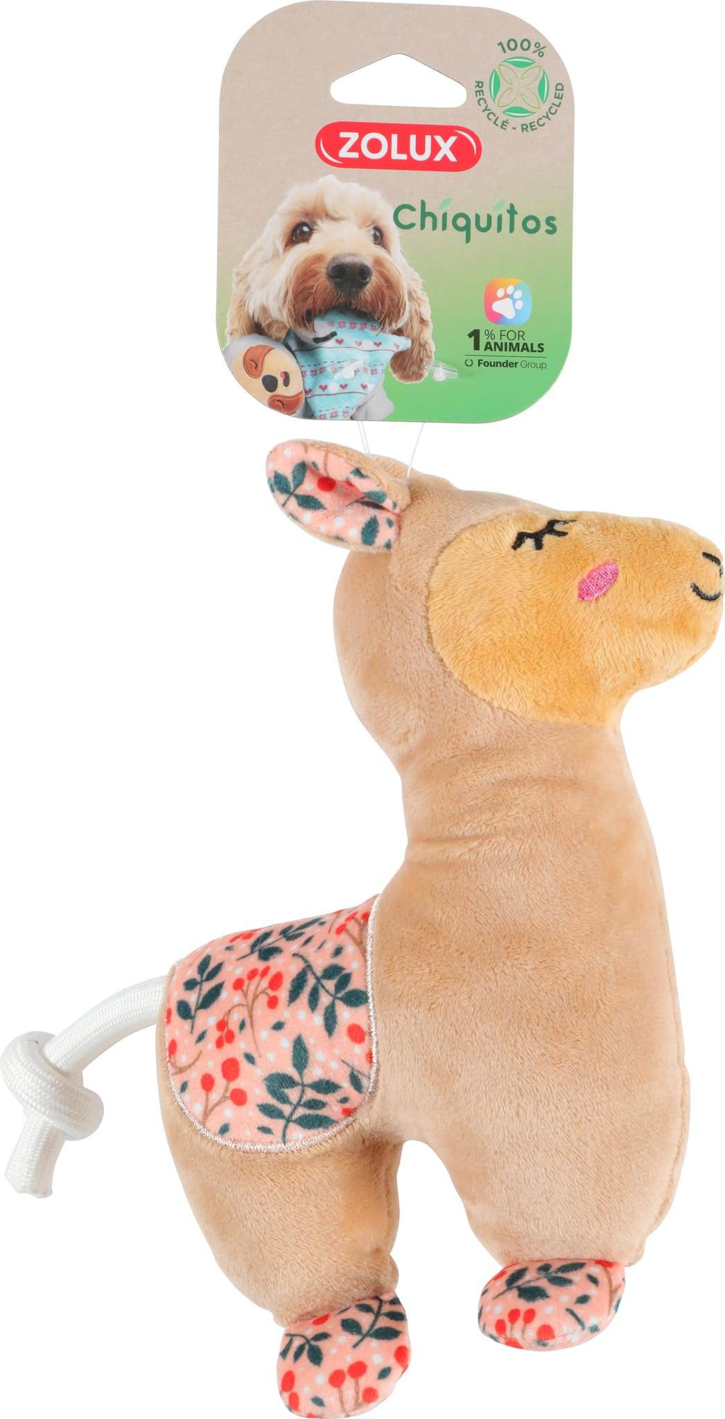 Jouet Peluche Lama Dormeur – CHIQUITOS - Image 1