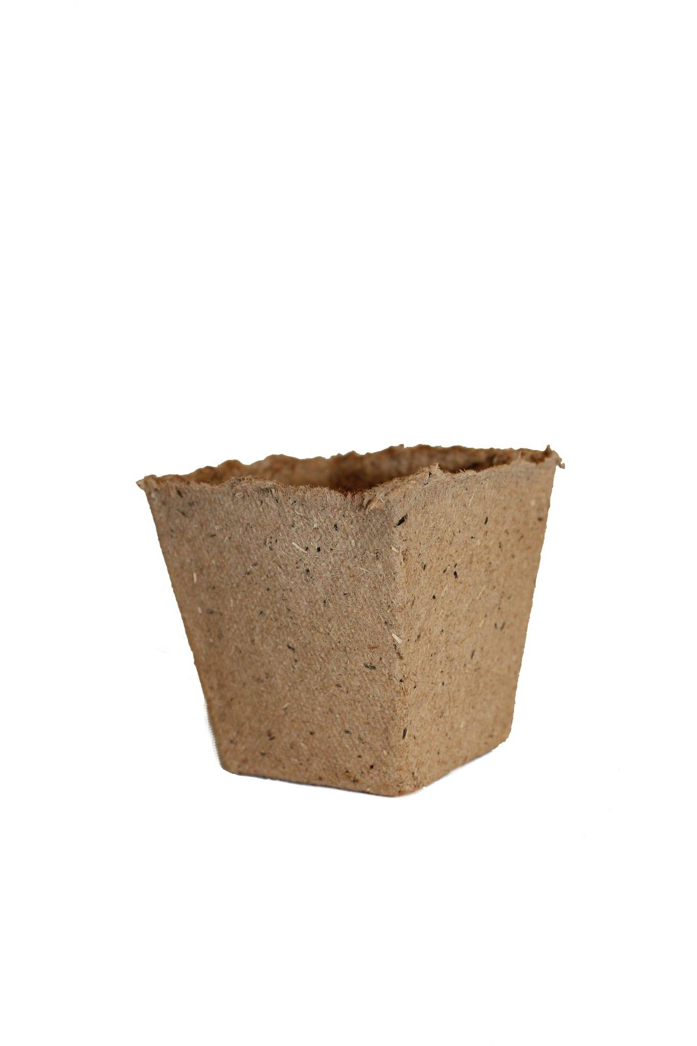 Lot de 20 godets biodegradable en carre 8x8cm