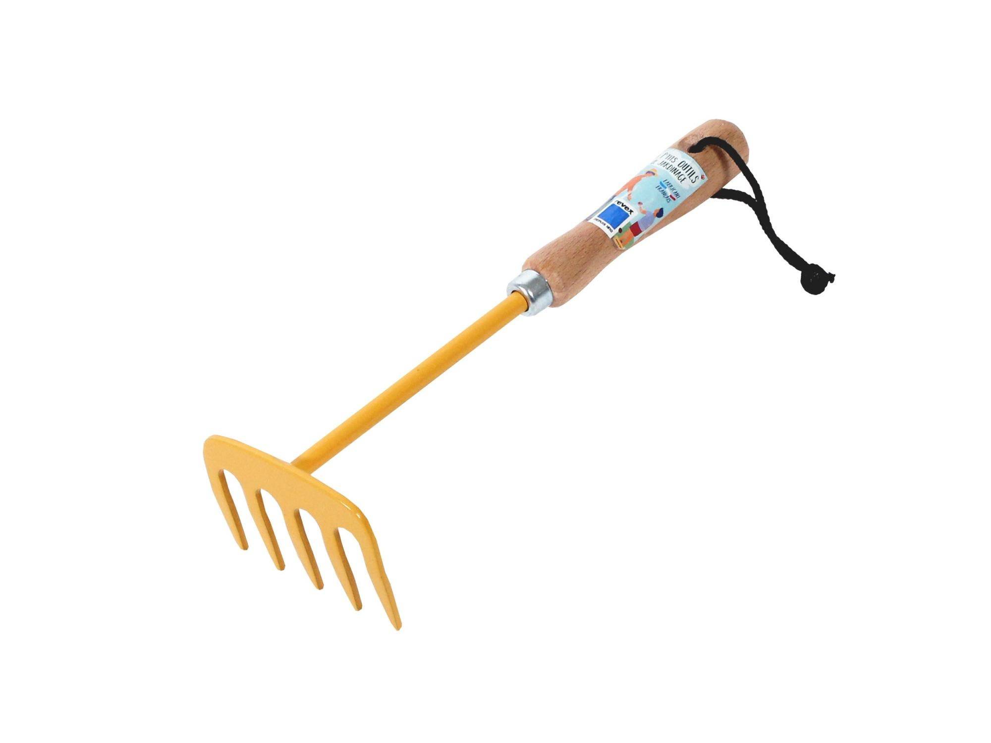 Mini râteau junior plastique jaune – REVEX