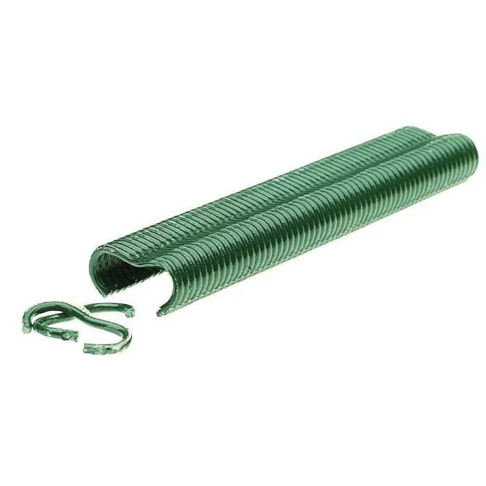 Agrafes Grillage Plastifiées Vertes VR22 Boite 1600 – RAPID - Image 1