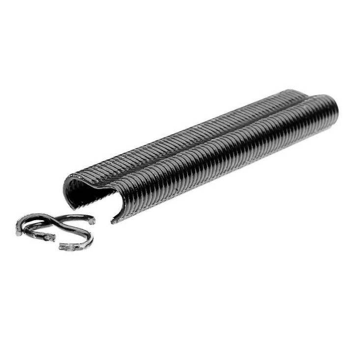 Agrafes grillage enduit plastique noir L.0.5 cm l.1.1 cm H.90 cm - Rapid
