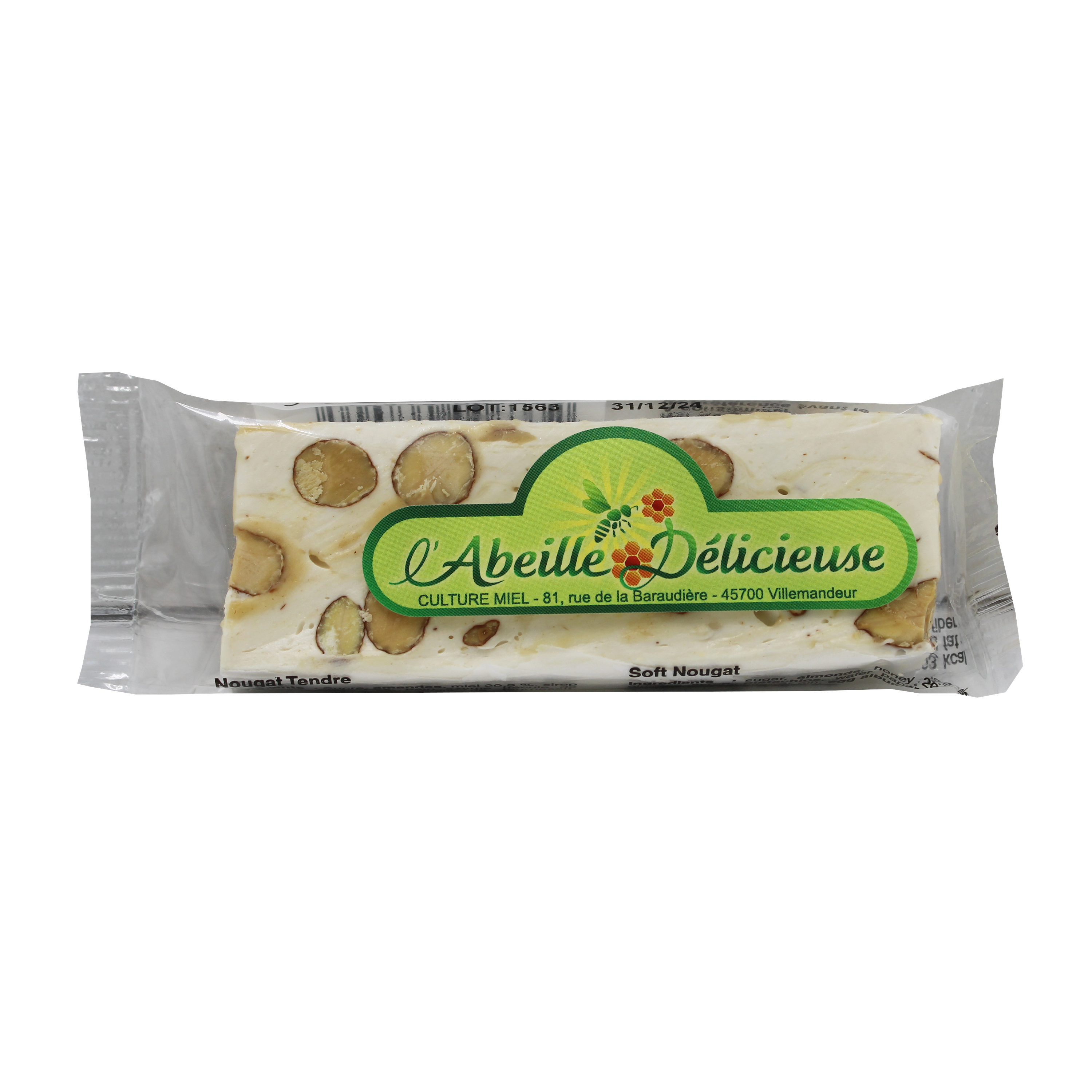 L'Abeille Délicieuse - Turrón almendras miel 30 g - L'Abeille Délicieuse - Imagen 3