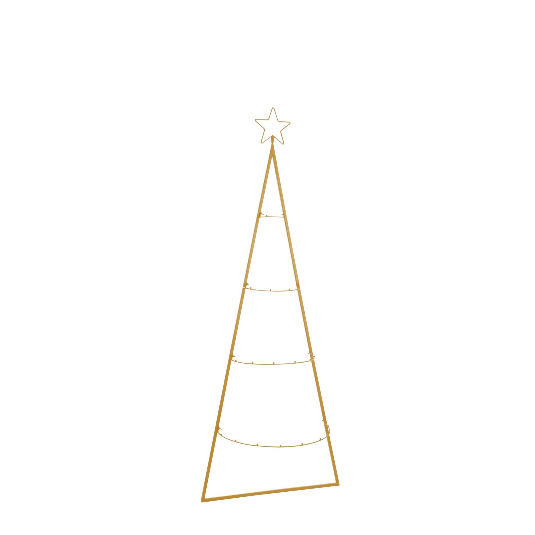 Decoración mural colgante oro -hierro- Oro- l50xb1xh131cm